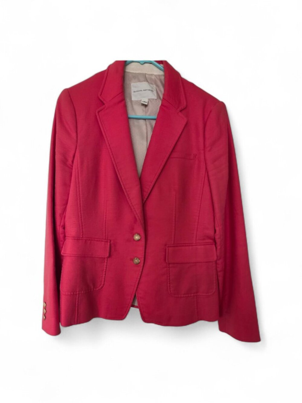 Banana Republic Coral two-Button Tailored Blazer